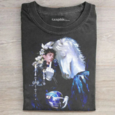 Charles Leclerc White Horse Knight Vintage Washed T-Shirt