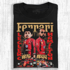 CHARLES LECLERC & LEWIS HAMILTON TEE