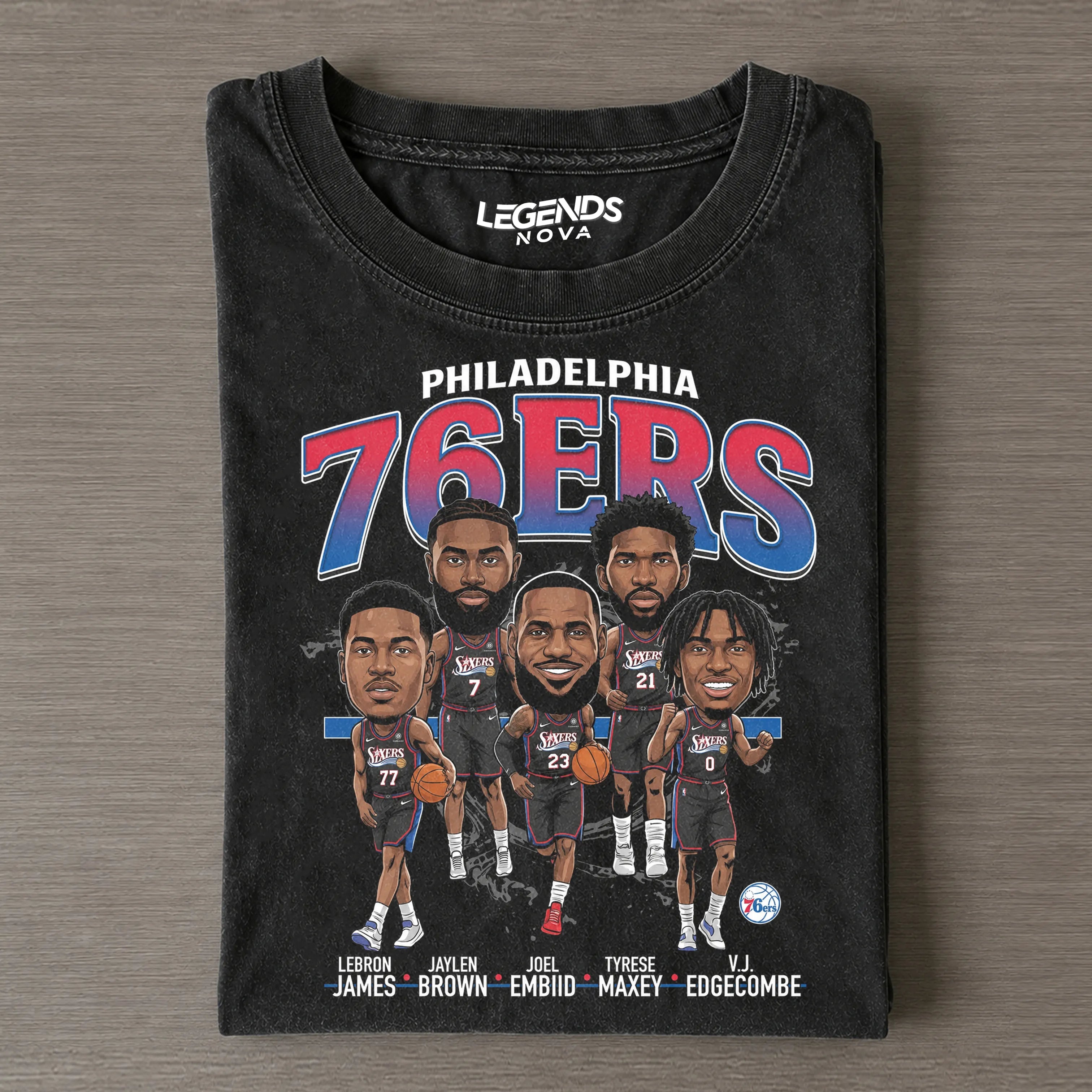 76ers Big Five Tee