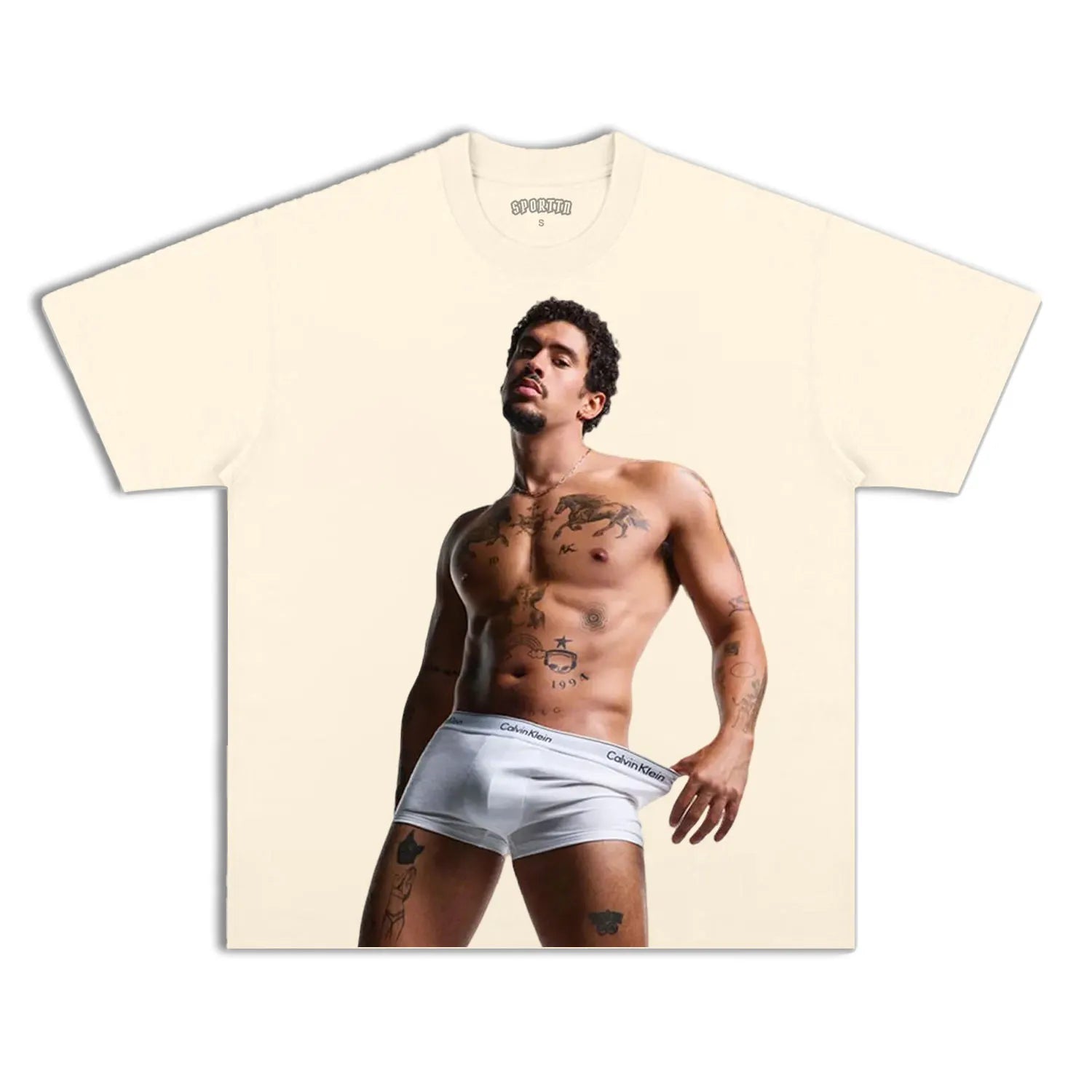 Bad Bunny Sexy Print T-shirt